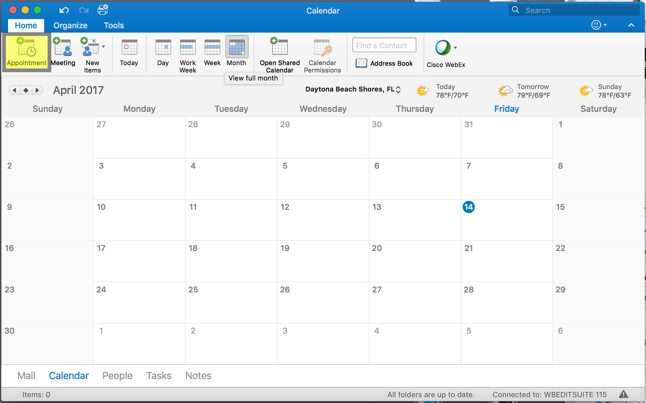 Scheduling The EditSuite Through The Outlook Application Mass