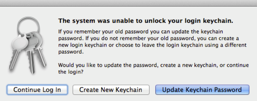 apple keychain password reset